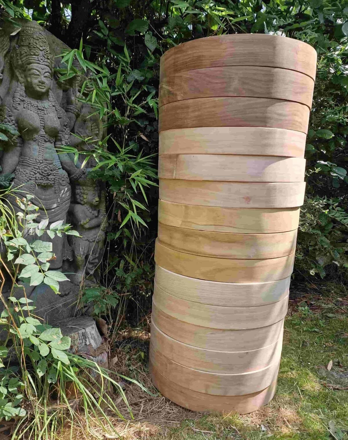 Frames voor sjamanendrum: ‘speciaal hout’