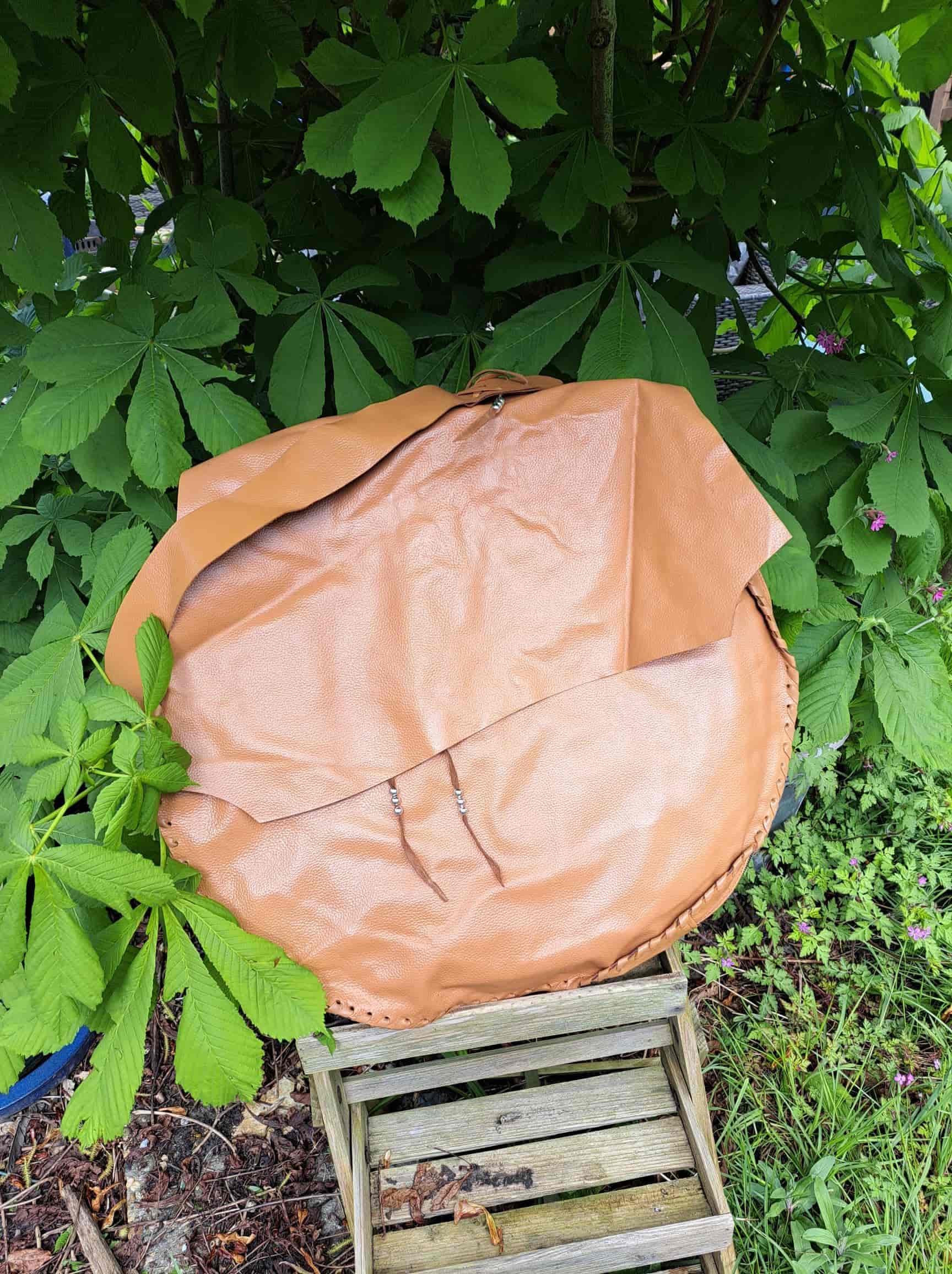 Tas voor je sjamanendrum van Leer - 3