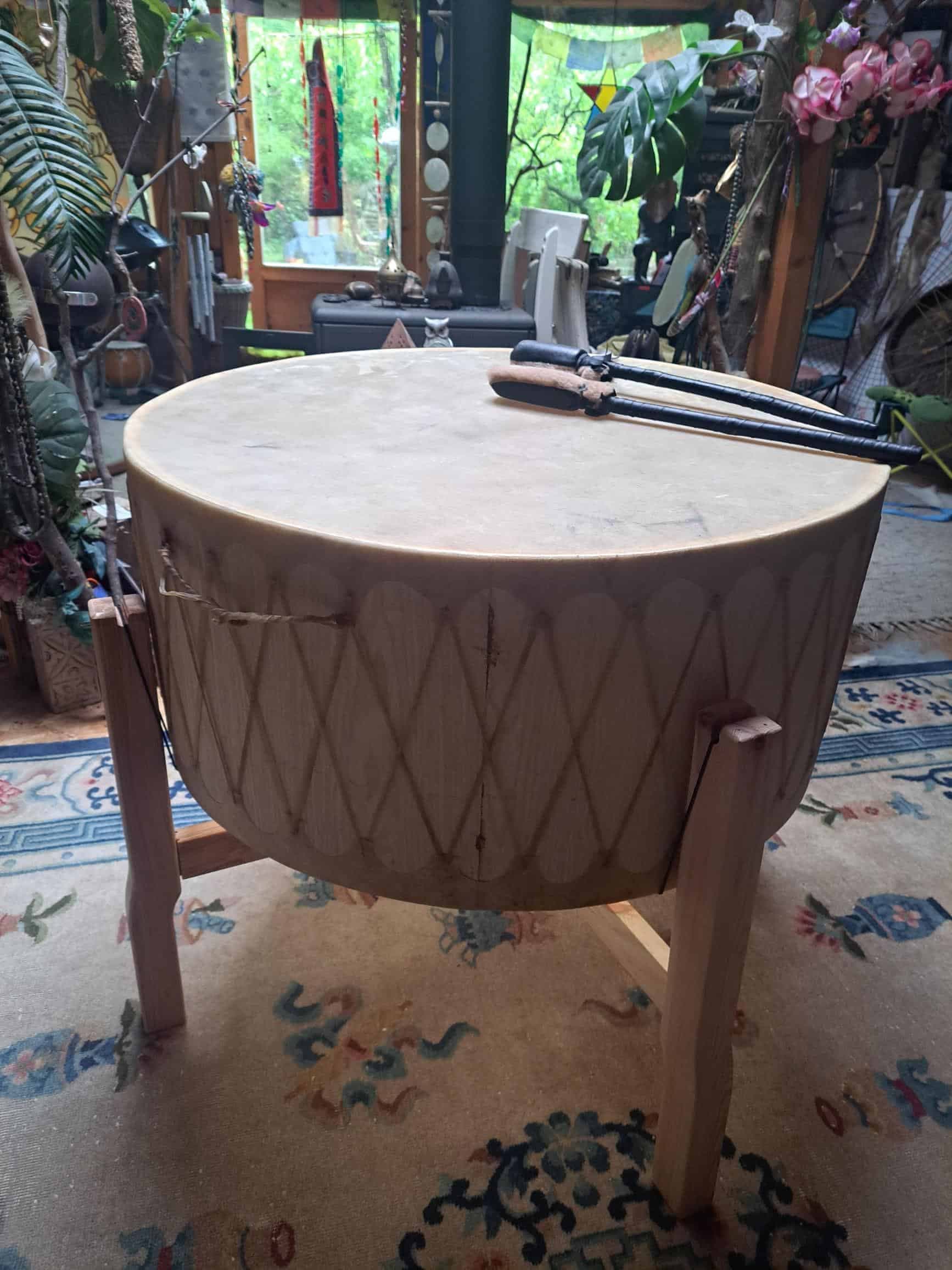 Sjamanendrum PowWow van Waterbuffel